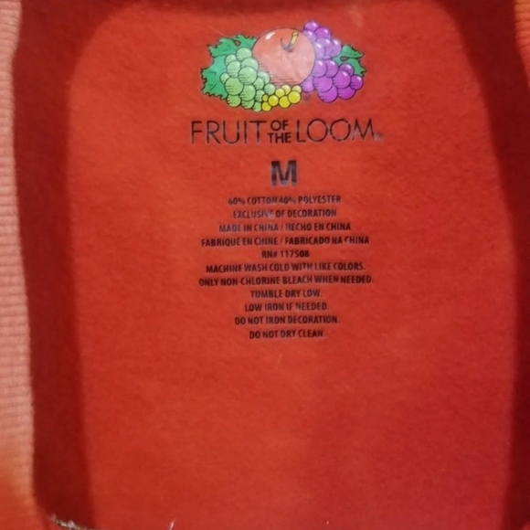 Crop Top Sweater Fruit of the Loom Medium Ultra Comfy - Picture 3 of 5